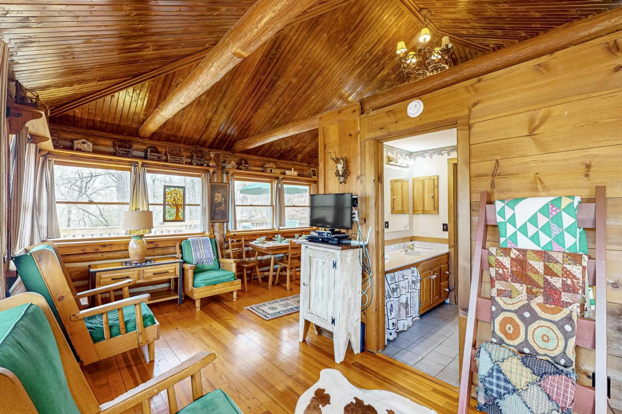 Lake Lucerne - Treehouse Cabin #01 Eureka Springs Exterior foto